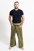 Surya Cotton Fisherman Pants for Men - with two hip pockets