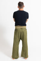 Surya Cotton Fisherman Pants for Men - rear view