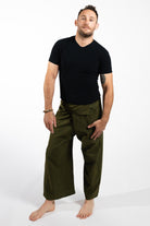 Surya Cotton Thai Fisherman Pants - Green