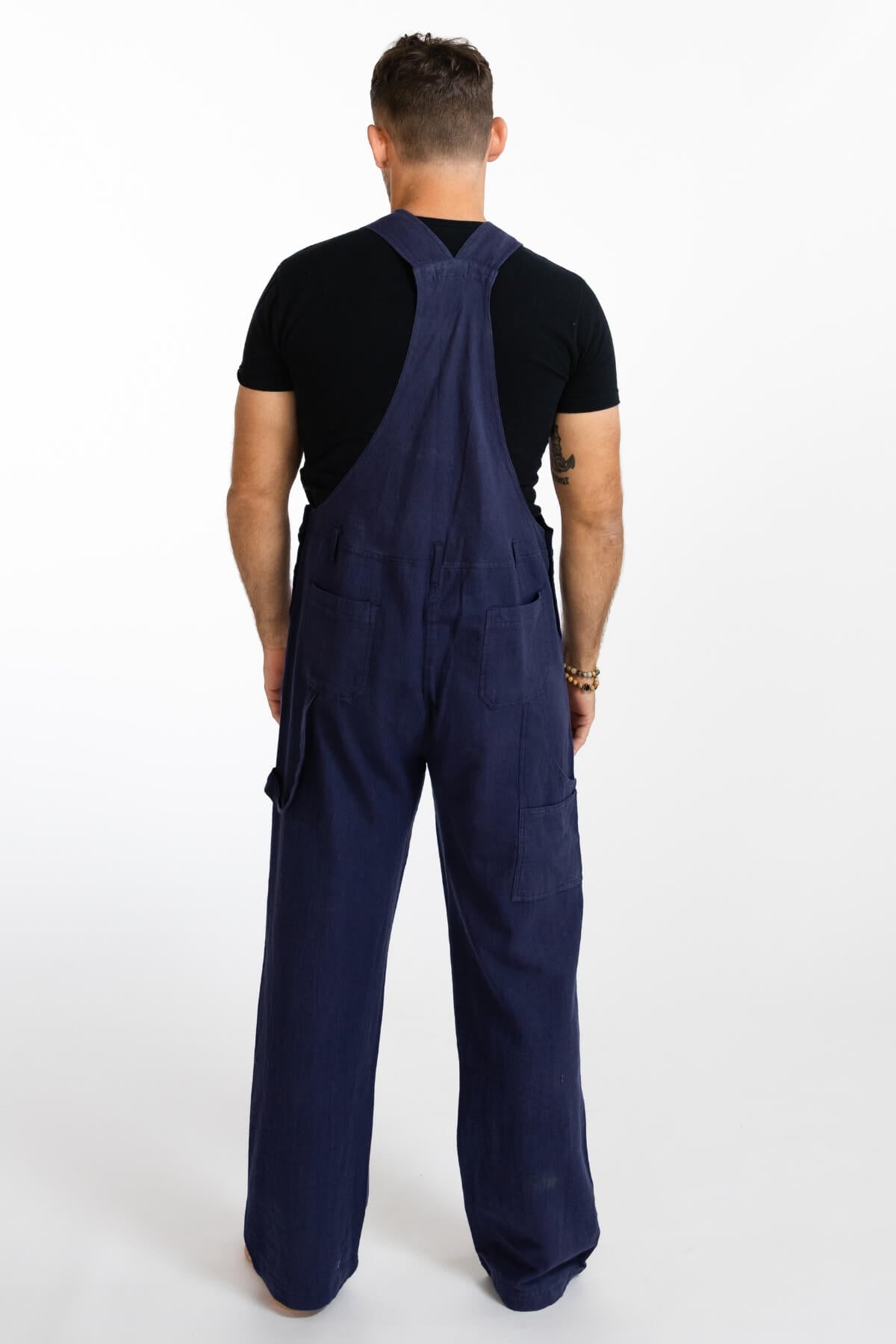 Surya Ethical Cotton Dungarees for Men - rear view
