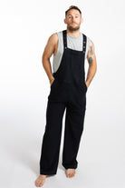 Surya Men's Cotton Overalls - Black