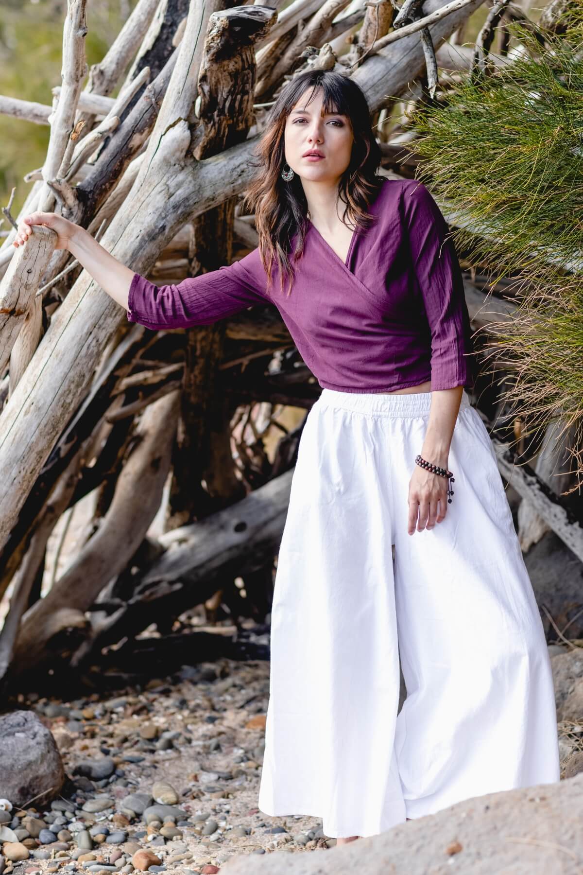 Surya Ethical Cotton Palazzo Pants for Women - made in Nepal 