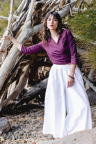 Surya Ethical Cotton Palazzo Pants for Women - made in Nepal 