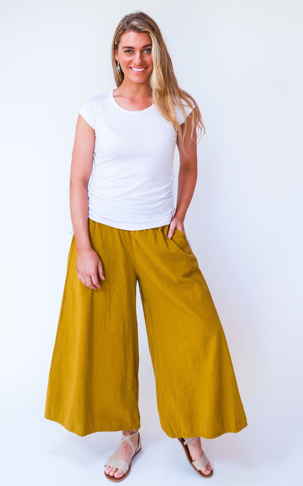 Cotton Palazzo Pants Ethically made in Nepal – Surya