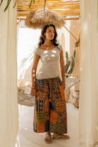 Surya Ethical Cotton Bohemian Palazzo Pants - on location in Bali