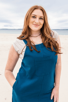 Surya Ethical Cotton Pinafore made in Nepal - generous sizing