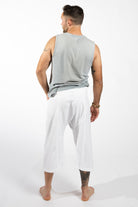 Surya Ethical Short Fisherman Pants for Men - rear view