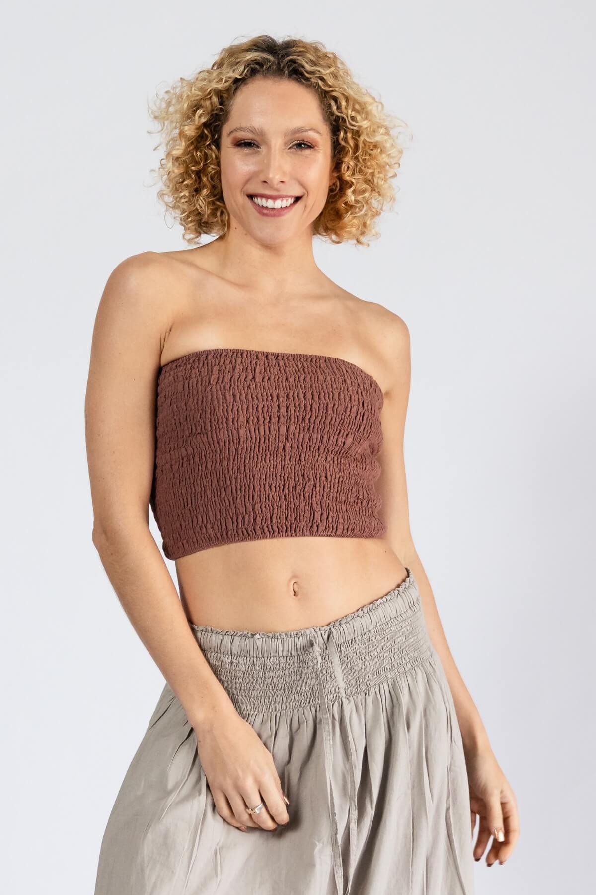 Surya Cotton Strapless Tube Tops made in Nepal