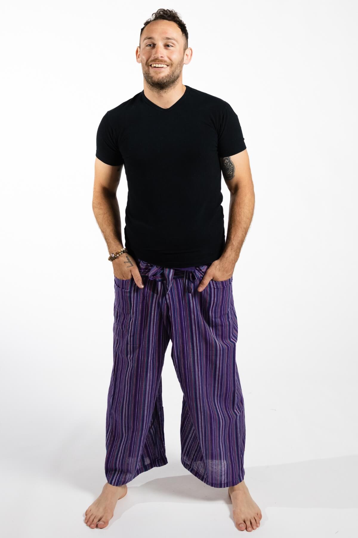Surya Thai Fishermen Pants for Men - one size fits all pants