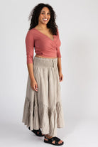 Surya Cambric Cotton Skirt for Women - ethically made in Nepal