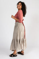 Surya Crinkle Cotton Isla Skirt for Women - comfortable light cotton skirt