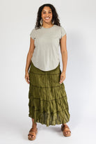Surya Cambric Cotton 'Franti' Skirt | Ethically made in Nepal 