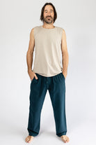 Surya Everyday Cotton Trousers for Men - Blue