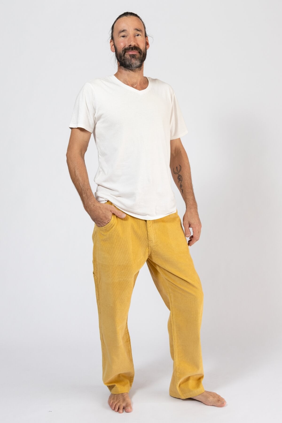 Cotton Corduroy Trousers for Men - ethically made in Nepal