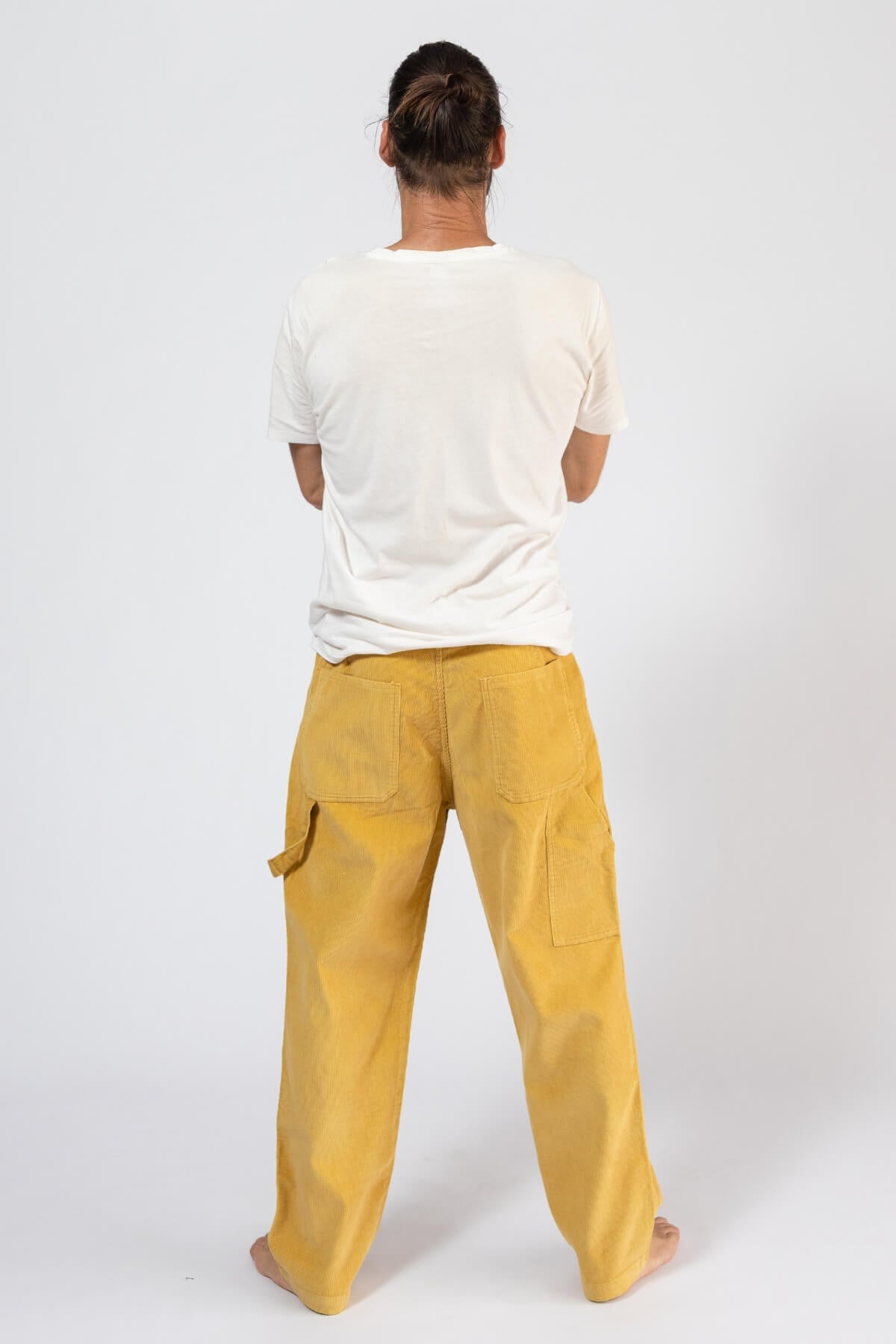 Cotton Corduroy Trousers for Men - rear view