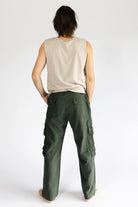 Surya Cotton Cargo Pants for Men - rear view