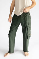 Surya Cotton Cargo Pants for Men - with drawstring