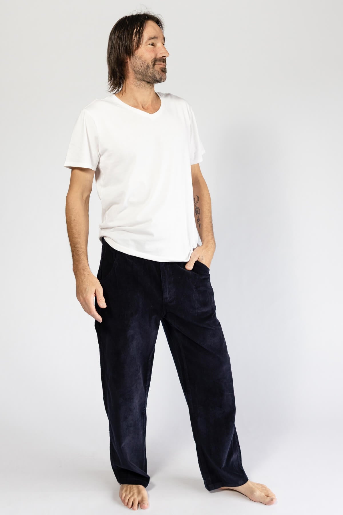 Surya Men's Cotton Corduroy Pants -  right side view