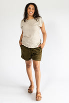 Surya Cotton Everyday Shorts for Women - Green