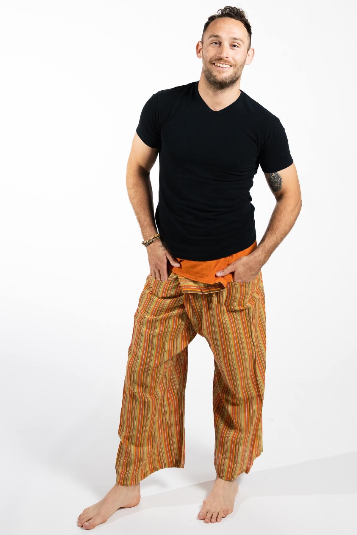 Surya Cotton Fishermen Pants for Men - ethically made in Nepal