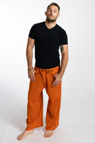 Surya Fisherman Pants made in Nepal - Orange