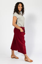 Surya Cotton Thai Fisherman Shorts for Women - right side view