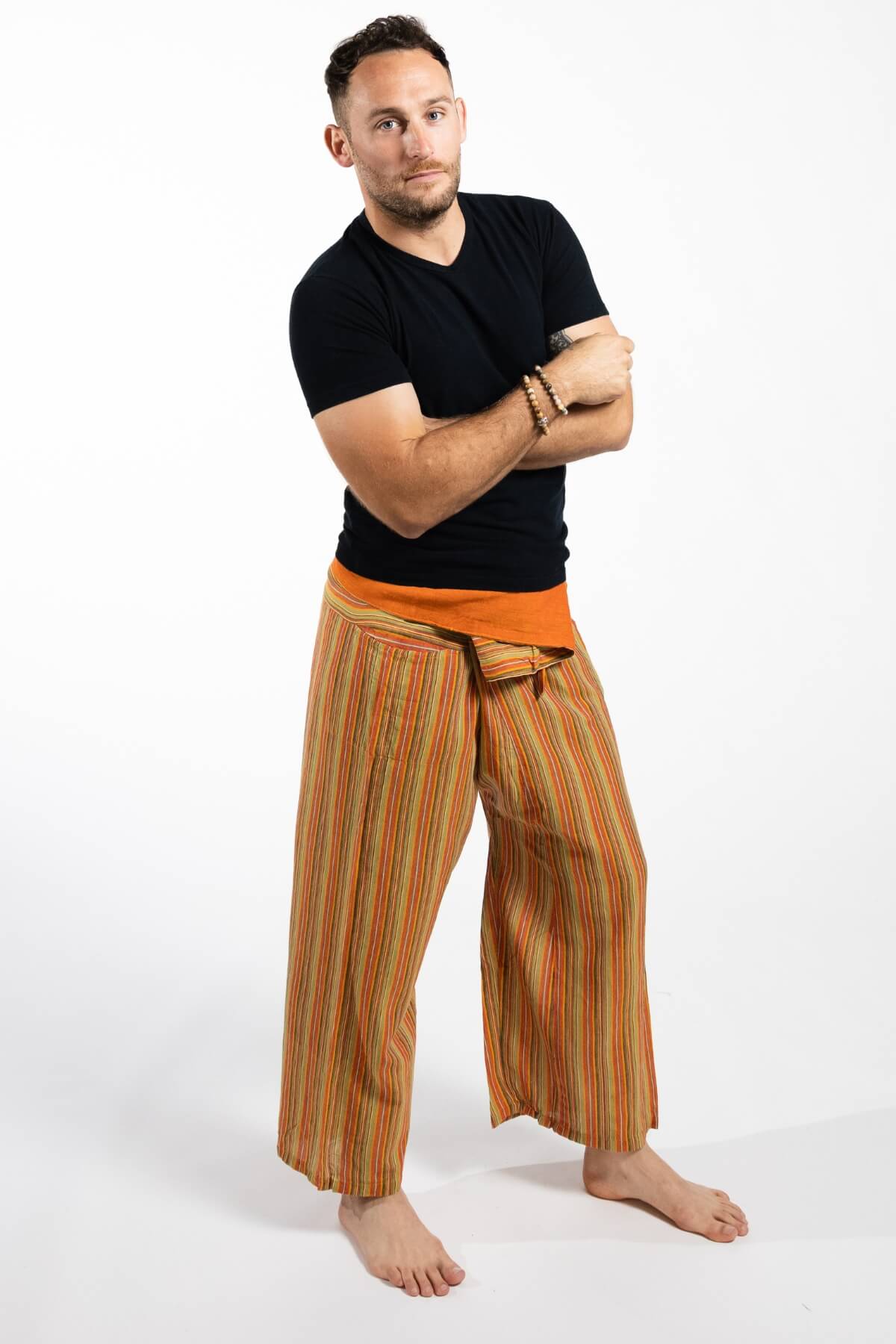 Surya Cotton Fishermen Pants for Men - one size fits all pants