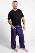 Ethically made Cotton Fisherman Pants for Men - one size fits most