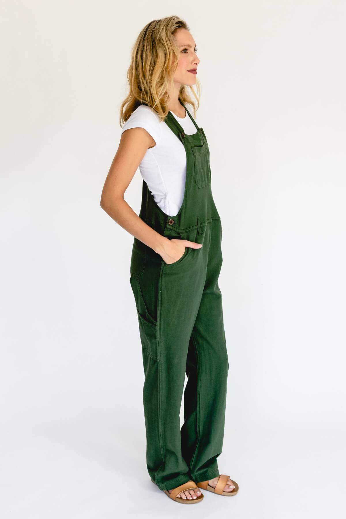 Surya Cotton Traveller Overalls for Women - right side view