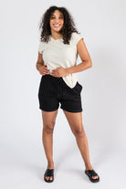 Surya Cotton 'Sierra' Shorts for Women - comfortable stretchy waistband