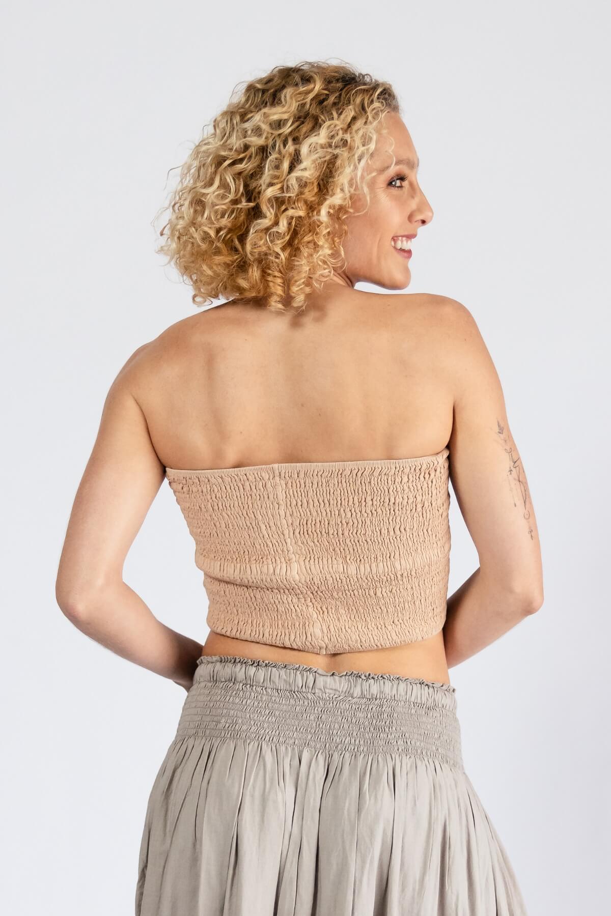 Surya Ethical Cotton Tube Tops - rear view