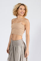 Surya Ethical Cotton Tube Tops - left side view