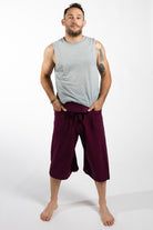 Surya Ethical Cotton Thai Fisherman Shorts for Men - with two hip pockets