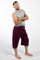 Surya Ethical Cotton Thai Fisherman Shorts for Men - right side view