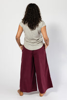 Surya Cotton Palazzo Pants for Women - rear view