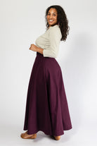Surya Cotton Wrap Skirt for Women - left side view
