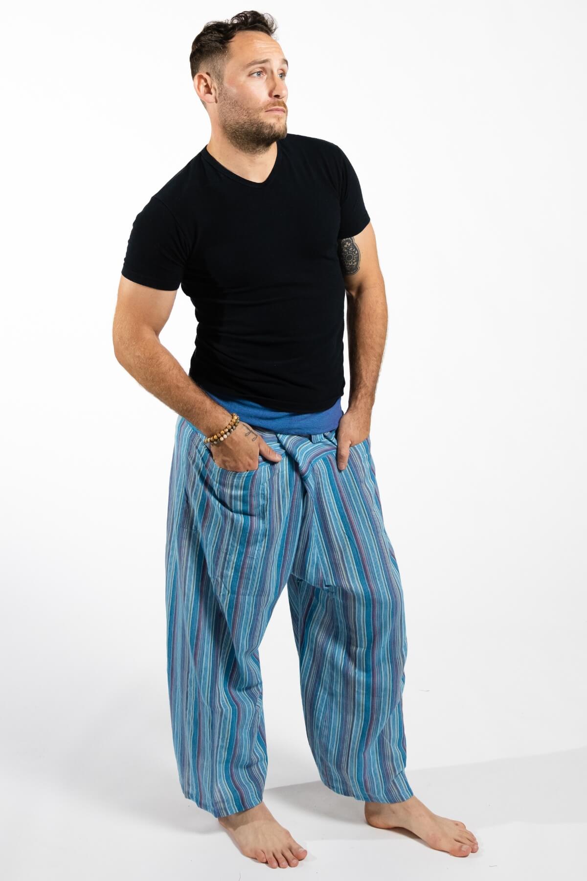 Surya Thai Cotton Fishermen Pants - one size fits most