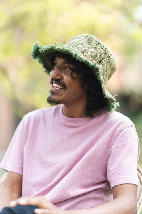 Earthy Hemp Hat for Men Ethically made in Nepal – Surya