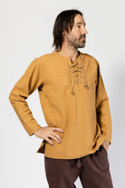 Surya Cotton Shirt for Men made in Nepal - right side view