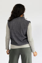Surya Ethical Organic Jacquard Vest - rear view