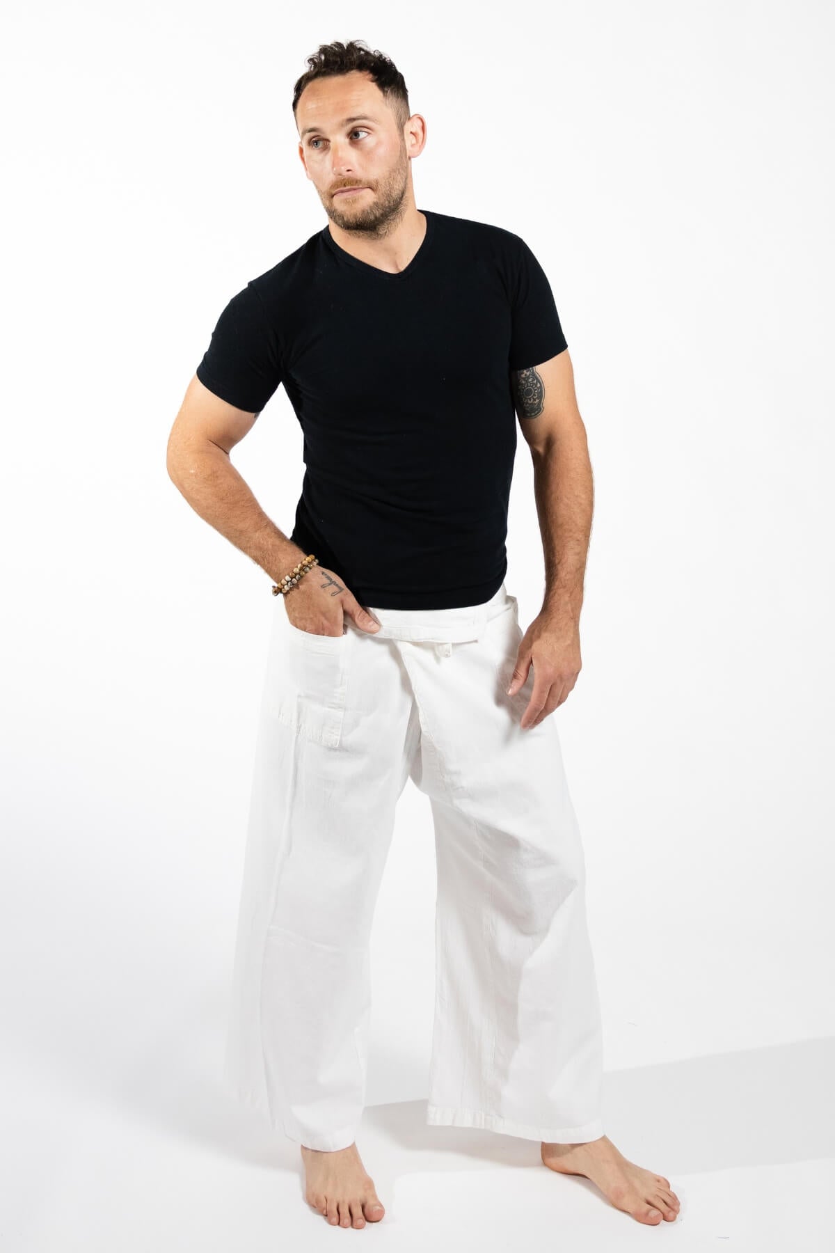Surya Thai Fisherman Pants for Men - with two hip pockets