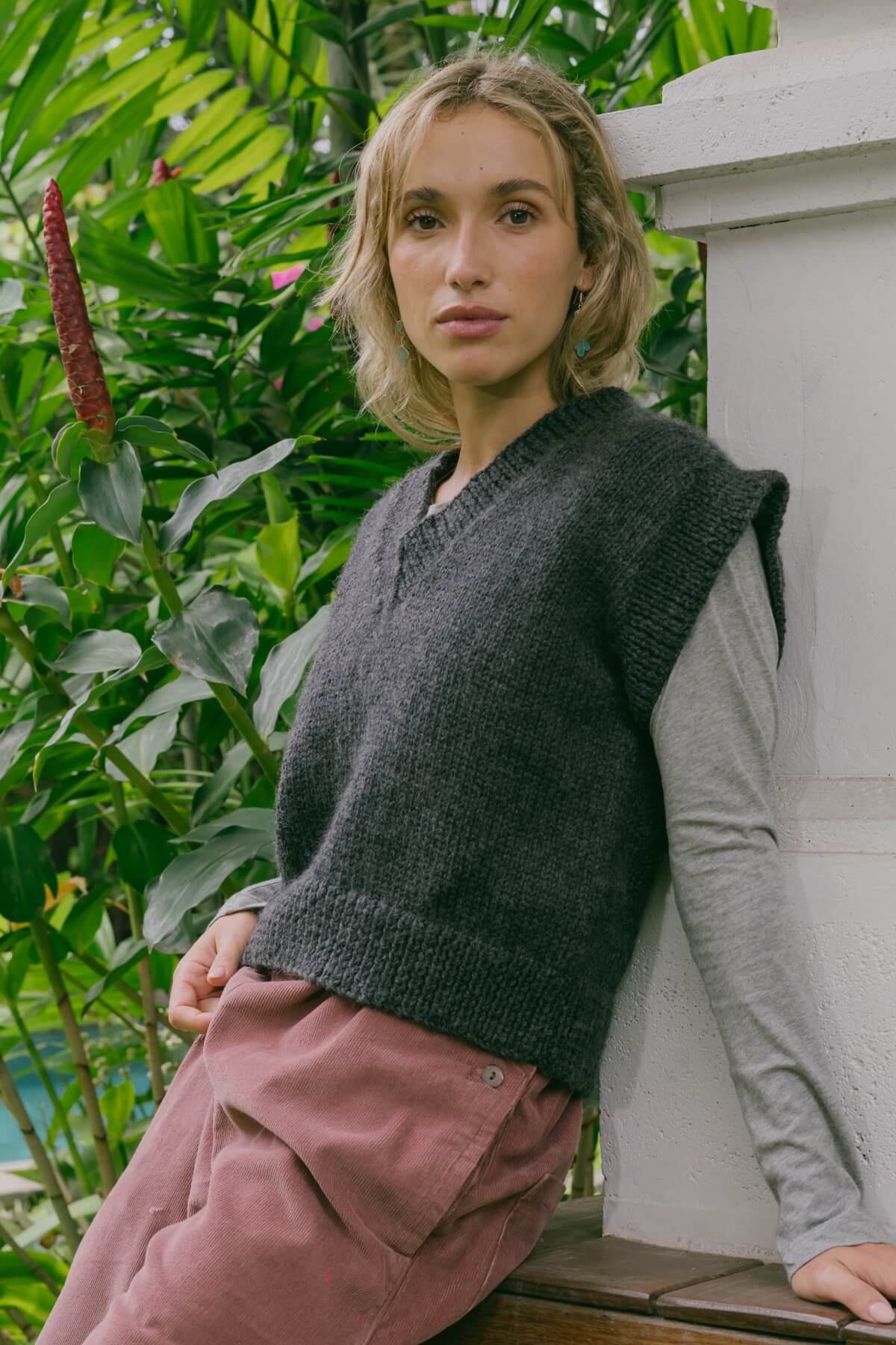 Cruelty Free Merino Wool Vests for Women - handmade in Nepal