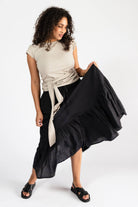 Surya Cambric Cotton Skirt for Women - loads of fabric for twirling in 