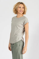 Surya Organic Cotton Basic Tee - left side view