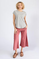 Surya Organic Cotton Cropped Freedom Pants - with two hip pockets