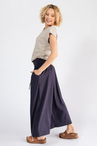 Surya Organic Cotton Palazzo Pants - left side view
