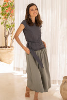 Surya Organic Cotton Palazzo Pants for Women - comfortable soft organic fabric