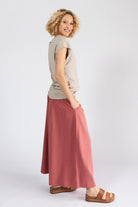 Surya Organic Cotton Palazzo Pants - right side view