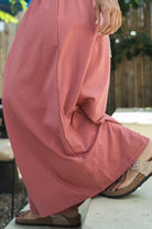 Surya Organic Cotton Palazzo Pants - wide leg style pants