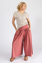 Surya Organic Cotton Palazzo Pants - with two hip pockets